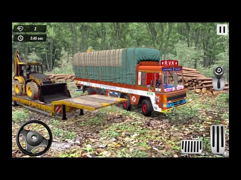 Indian Truck Offroad Cargo Drive simulator 2 || 360  pixel studio