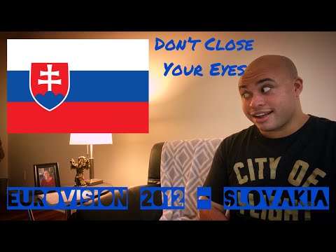 EUROVISION 2012 SLOVAKIA REACTION - 38th place “Don’t Close Your Eyes” Max Jason Mai