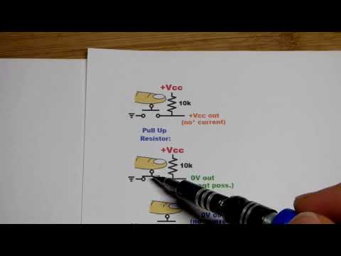 Pull Up Resistor Explained By Electronzap