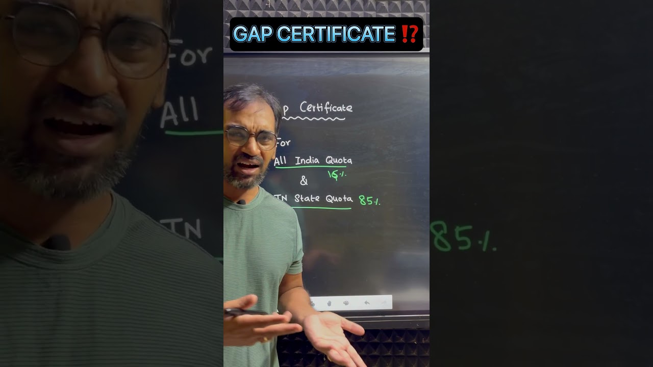 Gap certificate? #gapcertificate #neet2025 #neetug