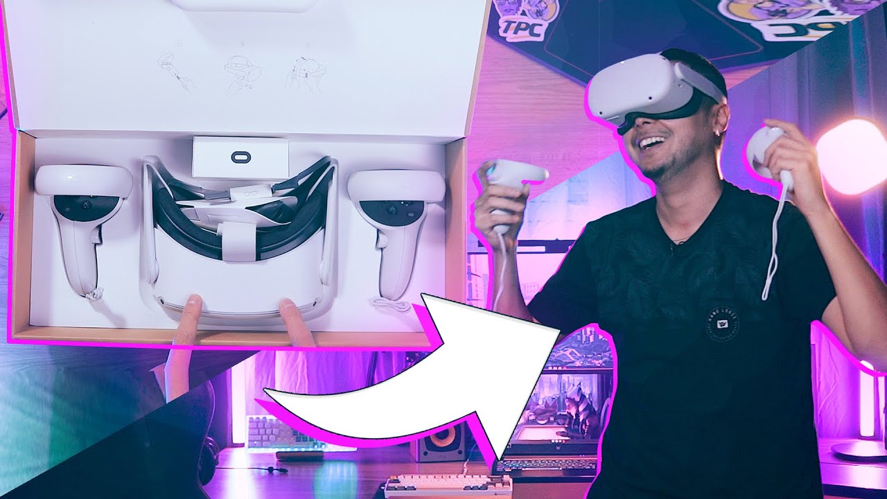 Comprei um ÓCULOS de REALIDADE VIRTUAL! Unboxing do Oculus Quest 2