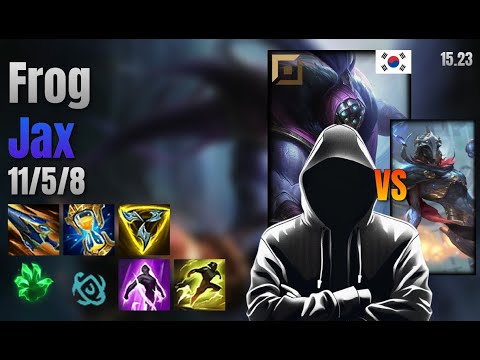 Frog Top Jax vs Viktor lol KR solo rank Full Game 15.23 | 프로그 잭스 vs 빅토르