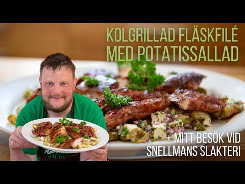Kolgrillad fläskfilé med potatissallad - Michael Björklund