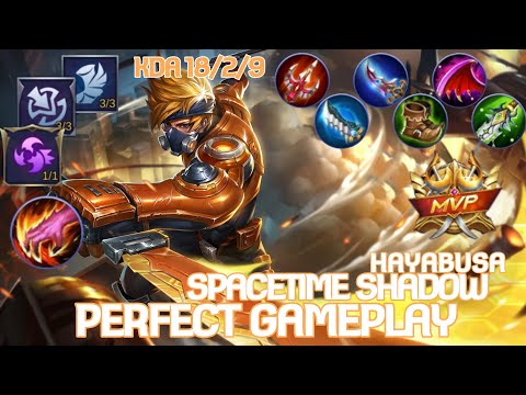 Hayabusa Spacetime Shadow Perfect Gameplay | Hayabusa Best Build 2020 | BABY Mika - MOBILE LEGEND
