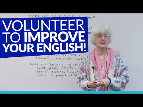 チャリティーショップで働くことで英語力アップ (Improve your English by working in a charity shop)