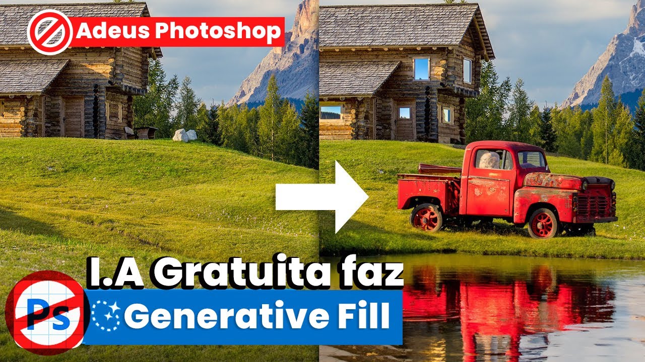 Preenchimento Generativo 100% Grátis MELHOR QUE O PHOTOSHOP!  | Generative Fill Free #stylarai