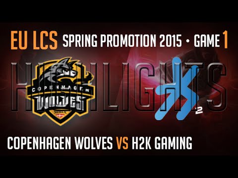 Copenhagen Wolves vs H2K Gaming Game 1 S5 EU LCS Spring Promotion Bo5 Highlights CW vs H2K Gaming