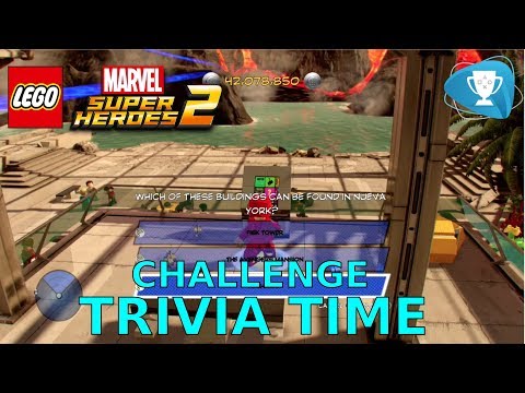 Lego Marvel Super Heroes 2 - Trivia Time Challenge All Trivia machines Locations
