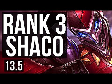 SHACO vs LEE SIN (JNG) | Rank 3 Shaco, 2.4M mastery, 7/1/5, 600+ games | KR Challenger | 13.5