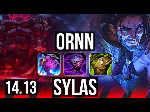 ORNN vs SYLAS (TOP) | 11/1/10, Legendary, Rank 15 Ornn | NA Challenger | 14.13