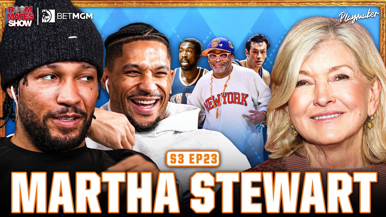 Martha Stewart Blames Jalen For BREAKING Her Toe, Roasts Josh's Energy + Knicks' Good Luck Charm?