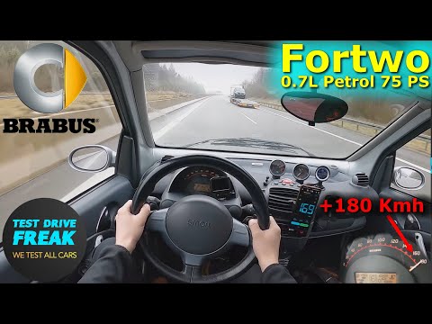 2005 Smart Fortwo C 450 0.7 Brabus 75 PS TOP SPEED AUTOBAHN DRIVE POV