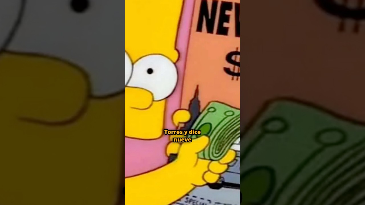 Los Simpsons predicen el futuro?#simpsons #teoria #creepy #cartoon #predicciones