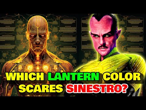 Sinestro Anatomy Explored - Why Such A Powerful Being Like Sinestro Is Afraid Of Blue Lanterns?