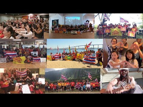 Worldwide #Jam4MaunaKea- "Kū Ha'aheo" & "Hawai'i Loa"