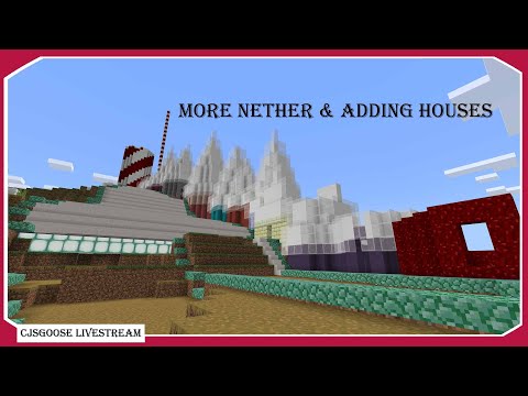 NEW Gooseville Houses - Nether Work - CJSGOOSE Minecraft