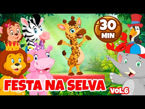 Festa na Selva com a Giramille Vol. 6 - Giramille 30 min | Desenho Animado Musical