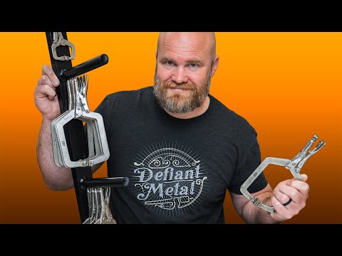 Making A Better Vise-Grip Rack From Scrap Metal