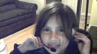 Little Lexy singing I want a hippopotamus for christmas