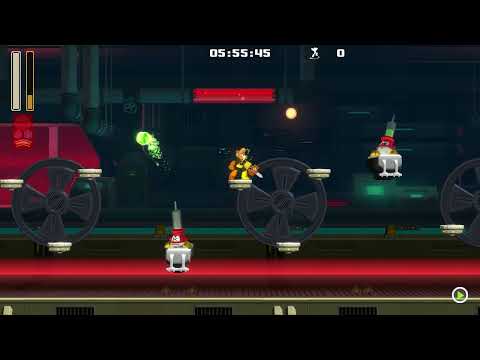Mega Man 11 Jump Saver Acid Man's Stage with 0 Jumps!