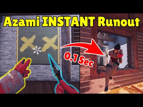 This is How Azami Can Do INSTANT Runout & It's TOO BROKEN - Rainbow Six Siege Demon Veil