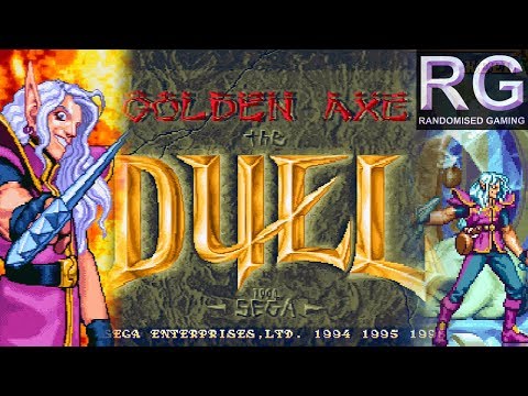 Golden Axe The Duel - Sega Saturn - Intro & arcade playthrough as Keel with ending [4K 50fps]