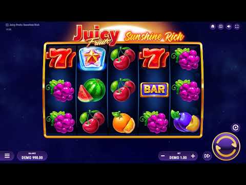 Juicy Fruits Sunshine Rich – Video Gameplay
