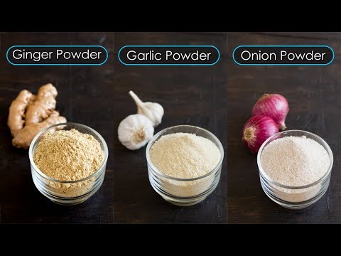 Ginger Powder | Garlic Powder | Onion Powder ~ The Terrace Kitchen