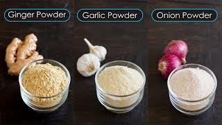 Ginger Powder | Garlic Powder | Onion Powder ~ The Terrace Kitchen