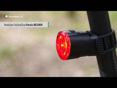 Video Fenix BC06R — ukážka brzdového svetla a režimov blikania