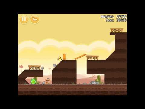 Angry Birds Poached Eggs 3-7 Walkthrough 3 Star