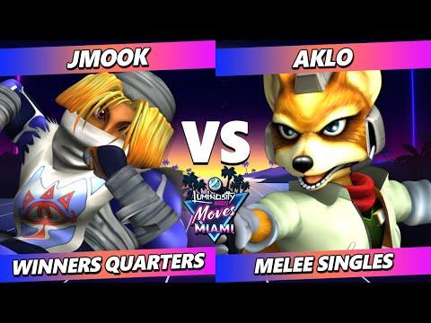 LMM Miami 2024 - Aklo (Fox) Vs. Jmook (Sheik) Smash Melee - SSBM