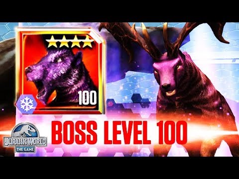MAELSTROM 08 MEGALOCEROS BOSS LEVEL 100 DEFEATED (JURASSIC WORLD)