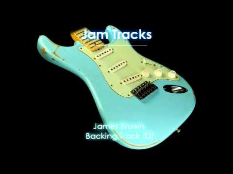 James Brown Funk Guitar Backing Track (D)