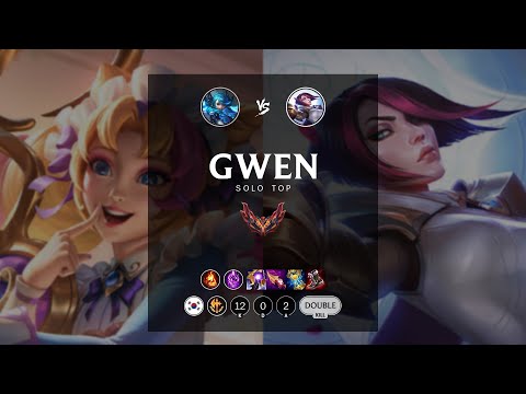 Gwen Top vs Fiora - KR Grandmaster Patch 12.12