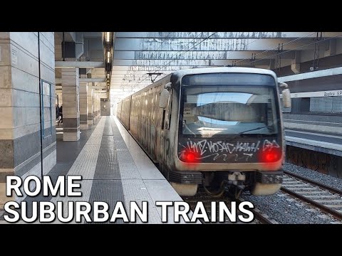 [4K] 🇮🇹 Rome Suburban Trains / 🇮🇹 Treni Suburbani a Roma (2024)