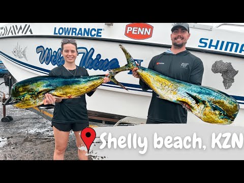 FISHING FOR DORADO AT SHELLY BEACH, KZN,SOUTH AFRICA (CATCH,CLEAN,COOK)
