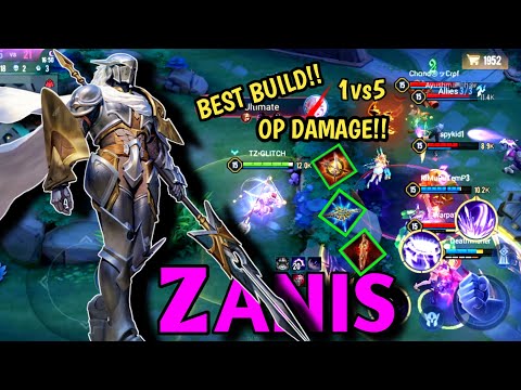 Zanis Best Build and Pro Gameplay | Aov | Cot | Rov | Liên Quân Mobile | Thunder Zone ||
