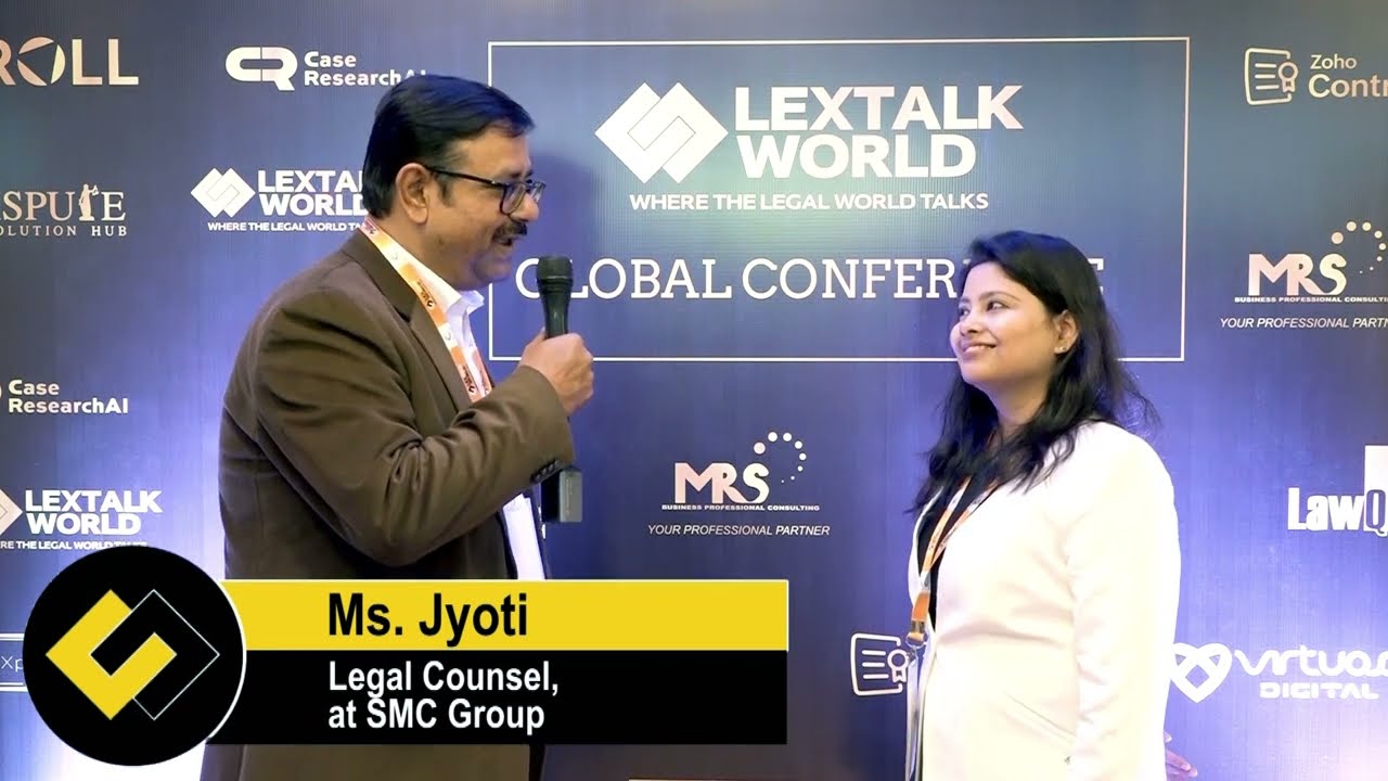 Jyoti Shares her  experiences at LexTalk World Conference, India  2024