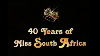 A Salute to Beauty: 40 Years of Miss South Africa (1999) video