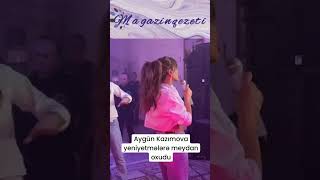 AYGÜN KAZIMOVA YENİYETMƏLƏRƏ MEYDAN OXUDU...