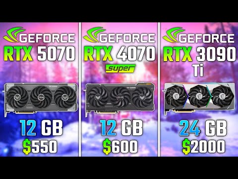 RTX 5070 vs RTX 4070 SUPER vs RTX 3090 Ti | Test in 6 Game