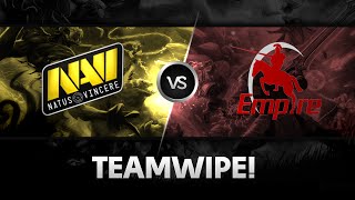 Teamwipe by Na`Vi vs Team Empire @ Excellent Moscow Cup 2