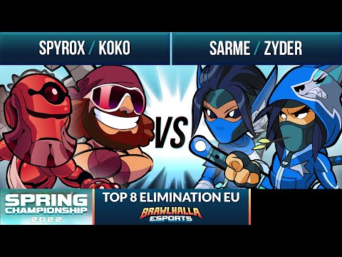 Spyrox & Koko vs Sarme & Zyder - Top 8 Elimination - Spring Championship 2022 - EU 2v2