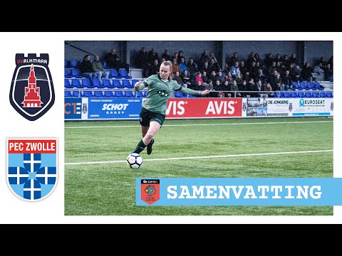 Samenvatting VV Alkmaar Vrouwen - PEC Zwolle Vrouwen | Vrouwen Eredivisie