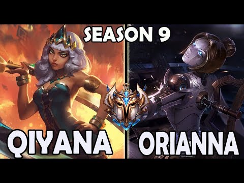 SKT T1 Faker QIYANA vs ORIANNA (MID) Ranked Challenger Korea