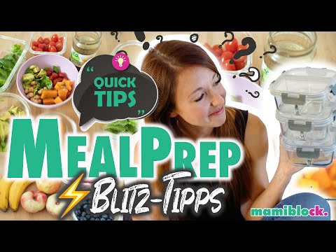 11 BLITZ Meal Prep Tips for Beginners ⚡️| Save time with the right supplies | mamiblock