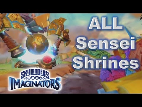 Skylanders Imaginators - ALL Sensei Shrine Cut-Scenes