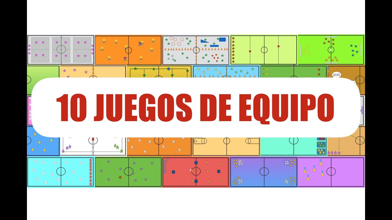 10 JUEGOS DE EQUIPO | Juegos Educación Física