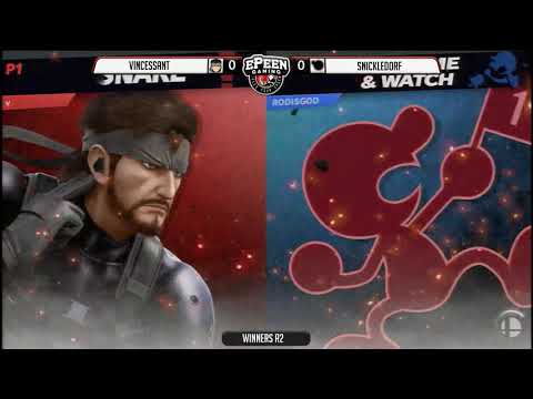 Smash @ TTH - Vincessant (Snake) Vs. Snickledorf (Mr. G&W) - Smash Ultimate (Winners R2)